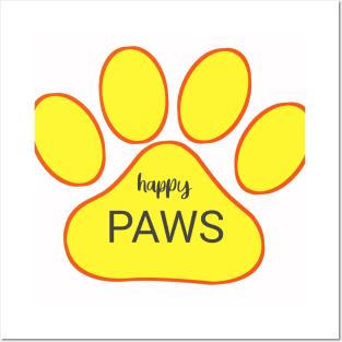 Happy paws Posters and Art